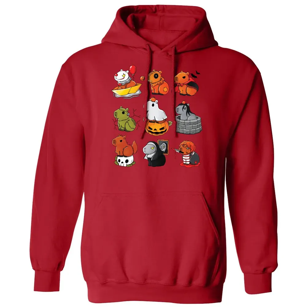 Horror Capybara Classic Unisex Hoodie - 5
