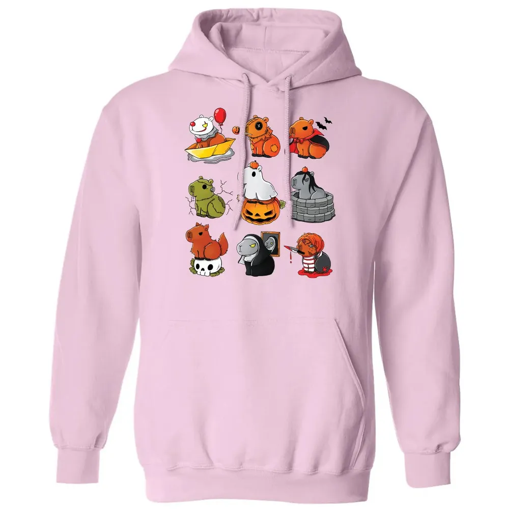 Horror Capybara Classic Unisex Hoodie - 3