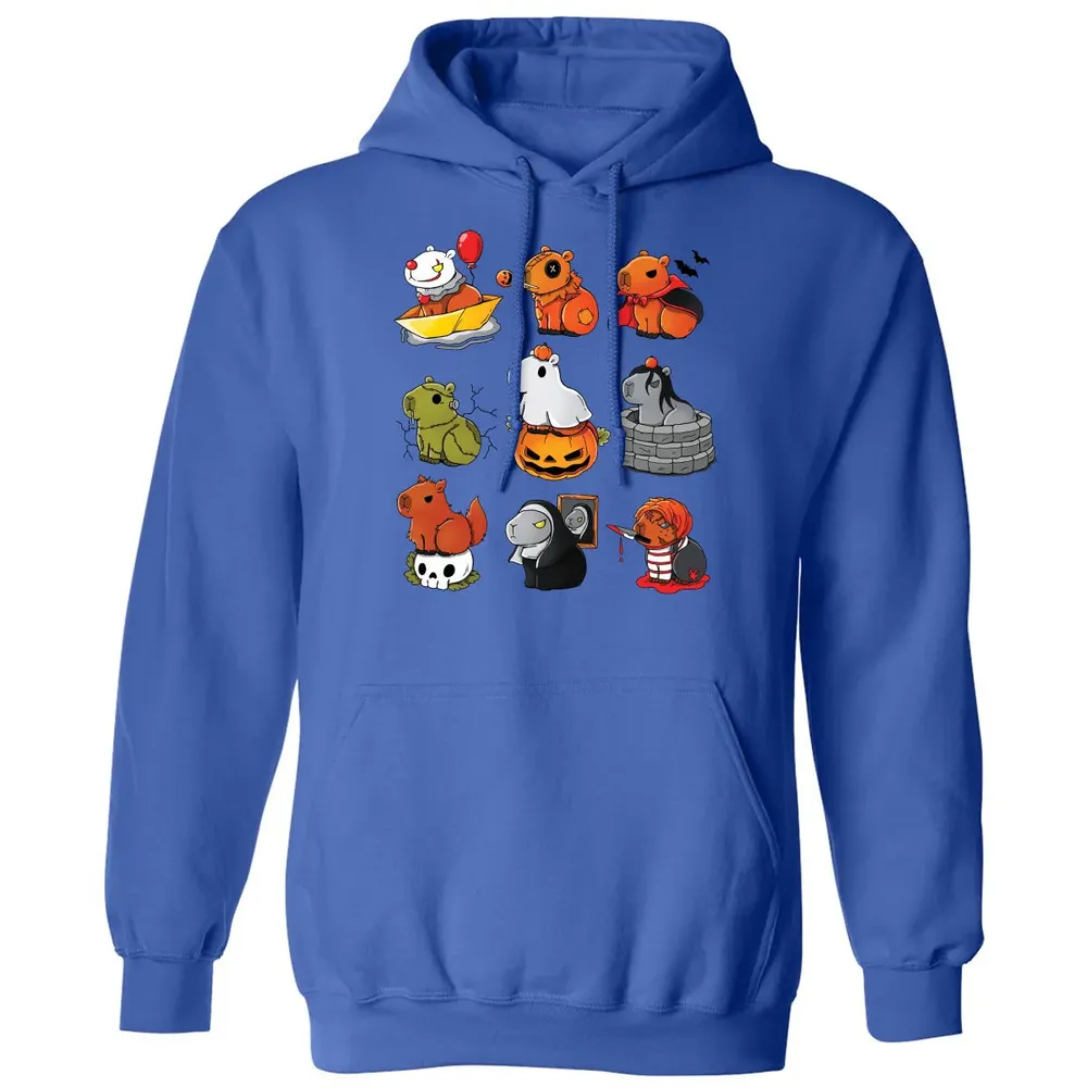 Horror Capybara Classic Unisex Hoodie - 9