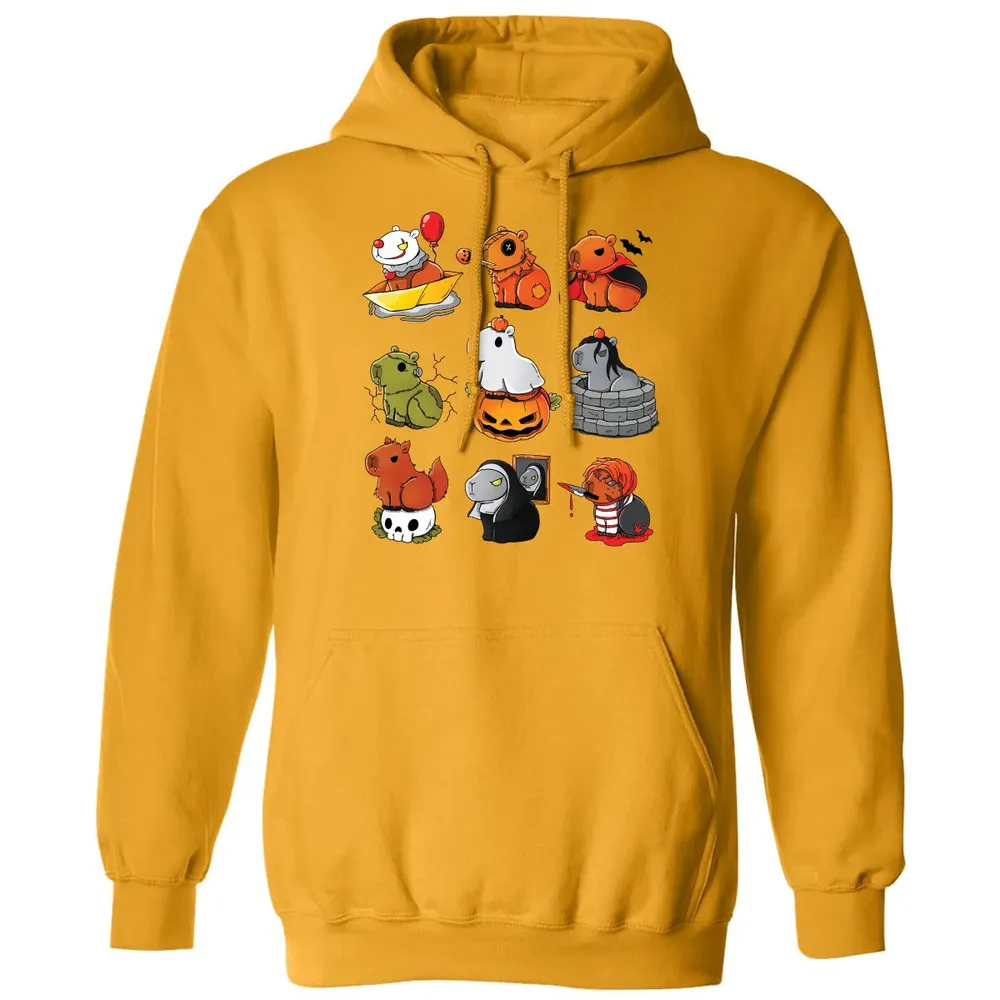 Horror Capybara Classic Unisex Hoodie - 12