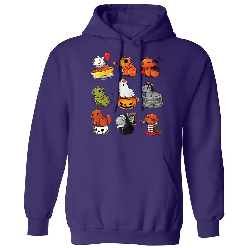 Horror Capybara Classic Unisex Hoodie - 6