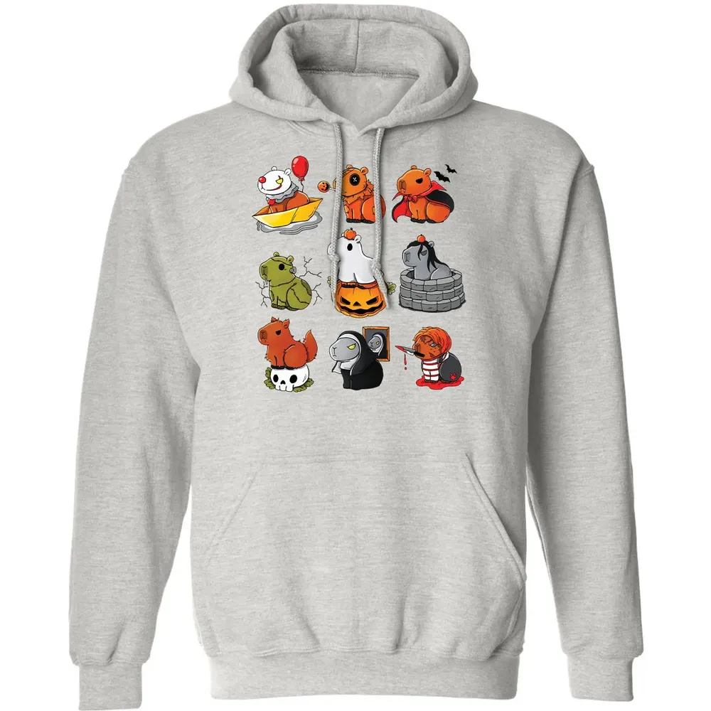 Horror Capybara Classic Unisex Hoodie - 2