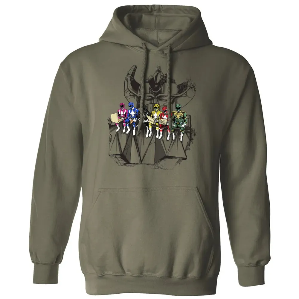 Lunch Atop A Mega Classic Unisex Hoodie - 4