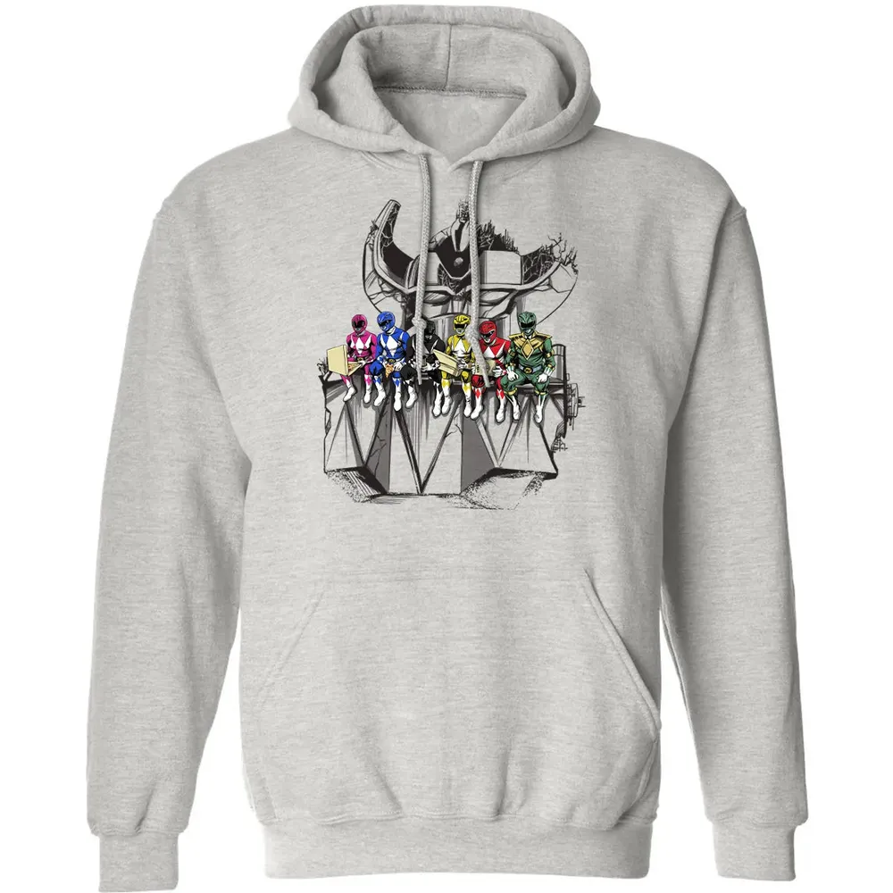 Lunch Atop A Mega Classic Unisex Hoodie - 2