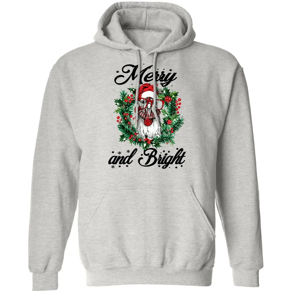 Merry and Bright Classic Unisex Hoodie - 2