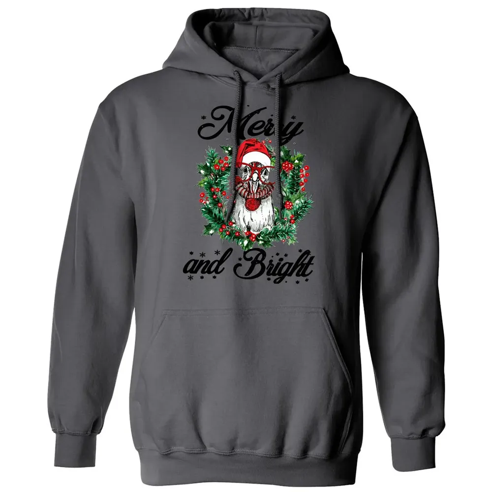 Merry and Bright Classic Unisex Hoodie - 7