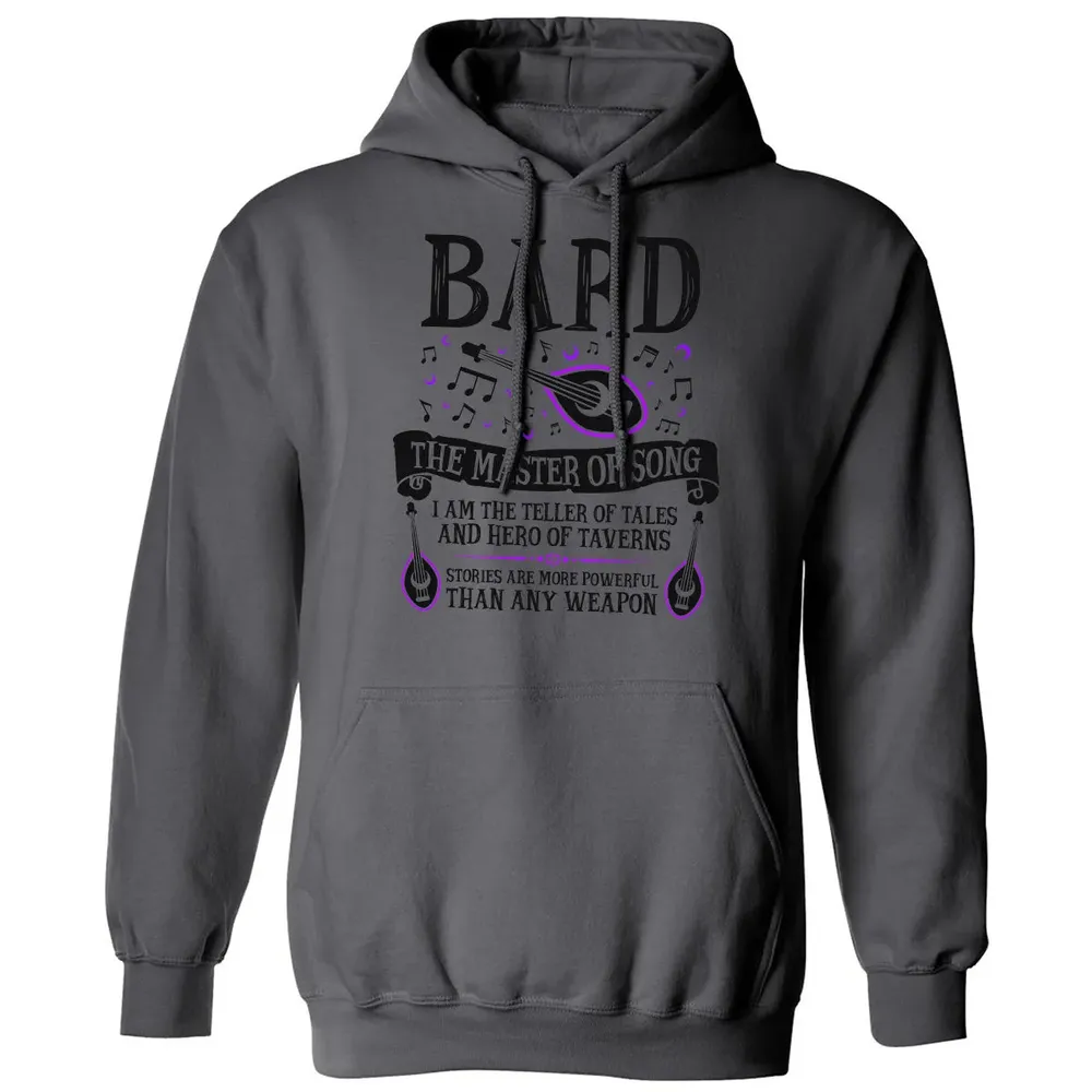 BARD, THE MASTER OF SONG (Black) Classic Unisex Hoodie - 7