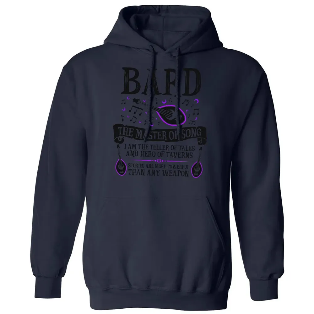 BARD, THE MASTER OF SONG (Black) Classic Unisex Hoodie - 8