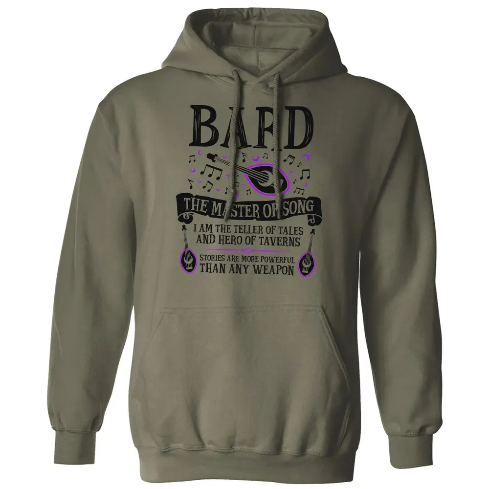 BARD, THE MASTER OF SONG (Black) Classic Unisex Hoodie - 4