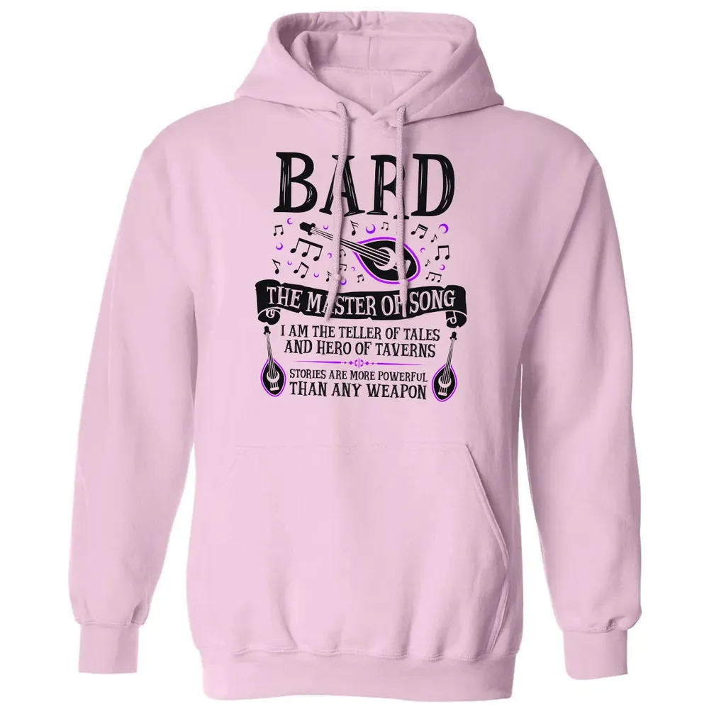 BARD, THE MASTER OF SONG (Black) Classic Unisex Hoodie - 3