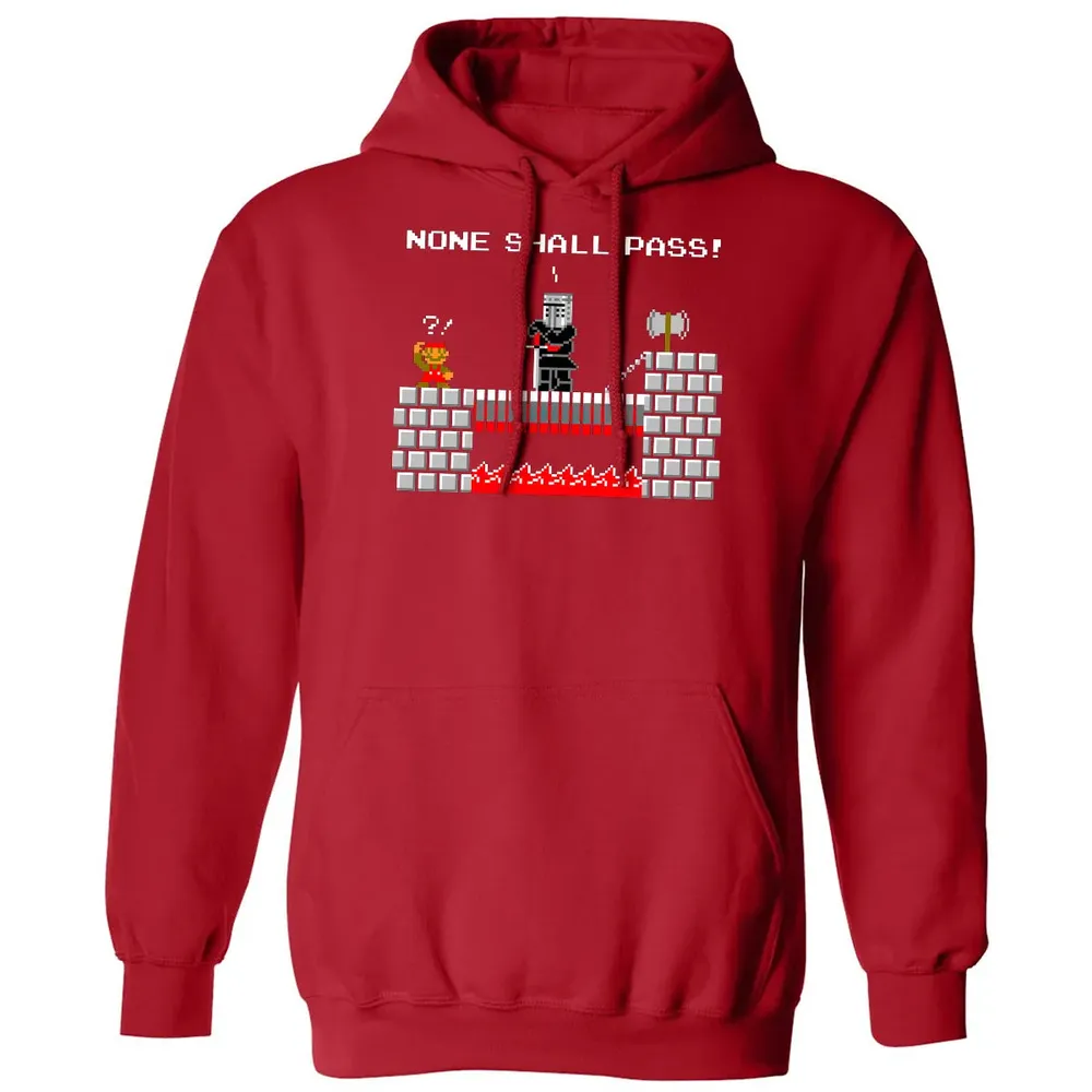 No Plumbers Shall Pass Classic Unisex Hoodie - 5