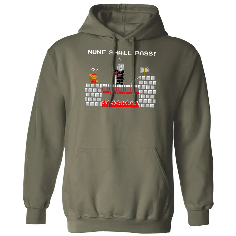 No Plumbers Shall Pass Classic Unisex Hoodie - 4