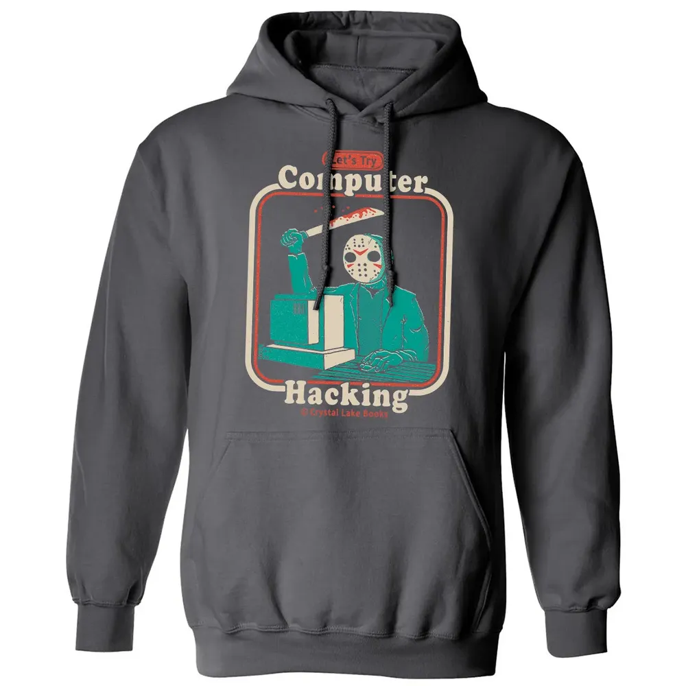 Letâ€™s Try Computer Hacking Classic Unisex Hoodie - 7