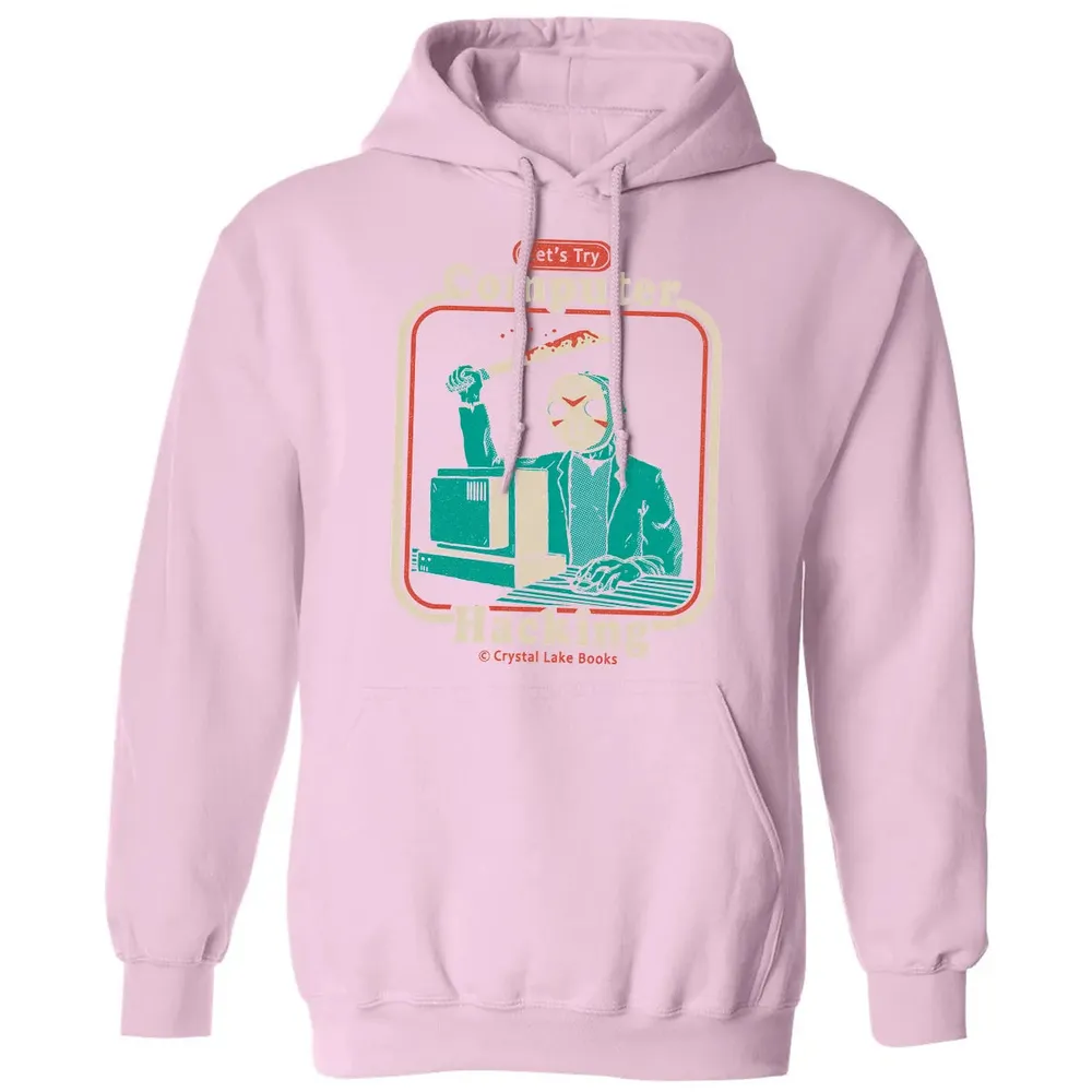 Letâ€™s Try Computer Hacking Classic Unisex Hoodie - 3