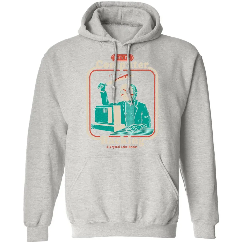 Letâ€™s Try Computer Hacking Classic Unisex Hoodie - 8
