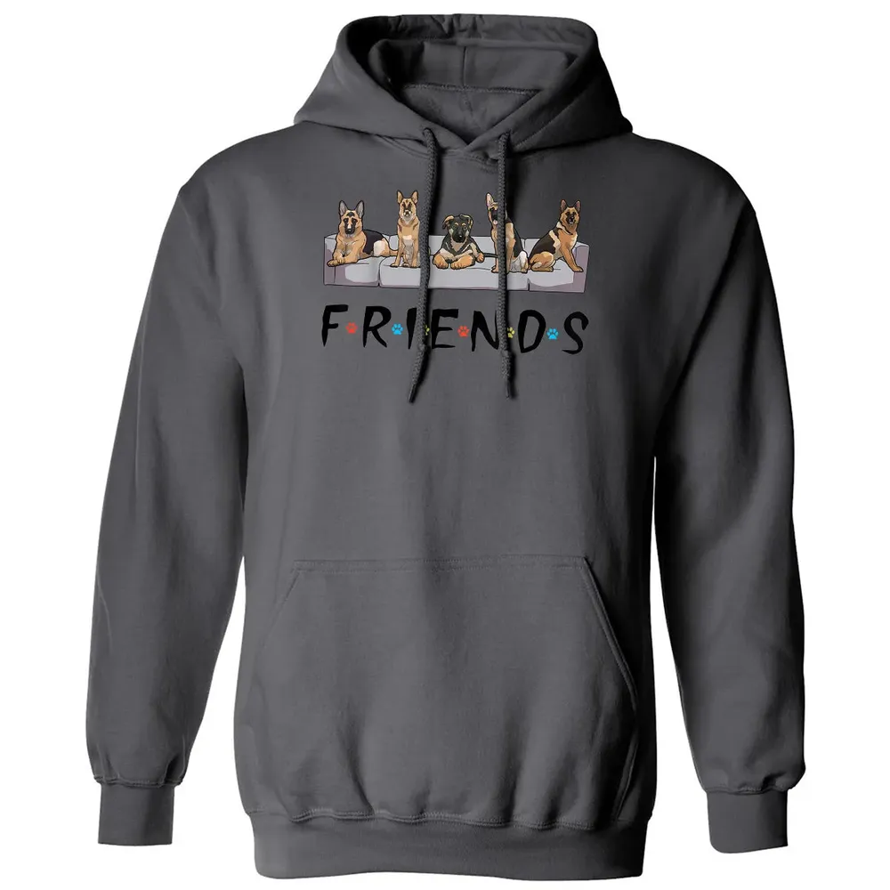 German Shepherd FRIEND Classic Unisex Hoodie - 7
