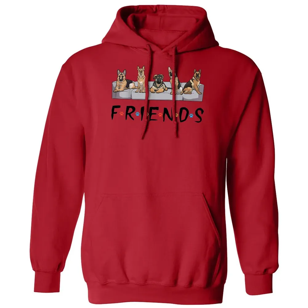 German Shepherd FRIEND Classic Unisex Hoodie - 5