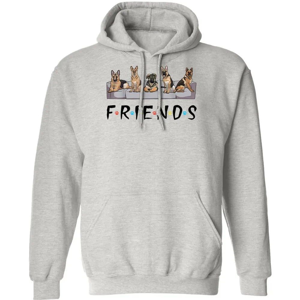 German Shepherd FRIEND Classic Unisex Hoodie - 8