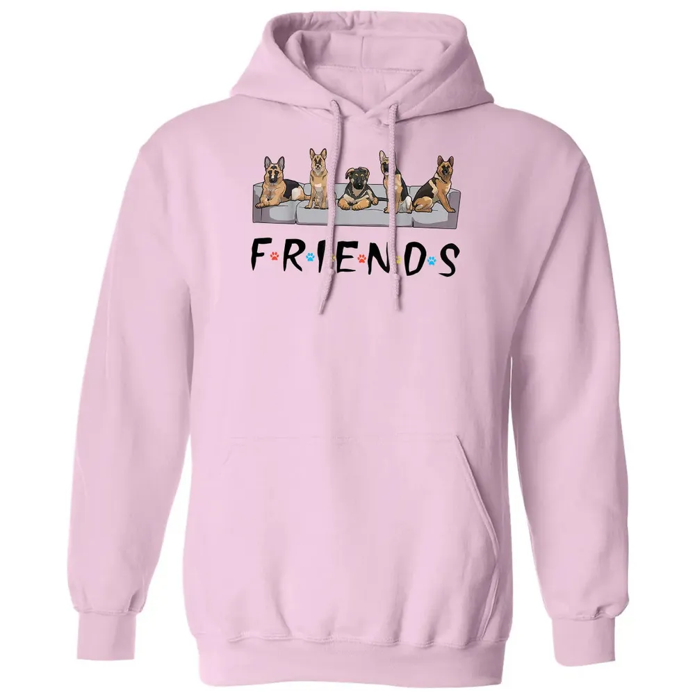German Shepherd FRIEND Classic Unisex Hoodie - 3