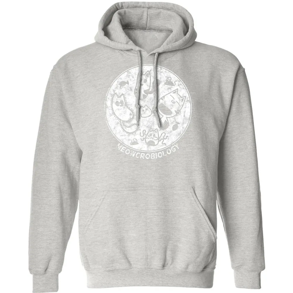 Cute Cat Distressed Bacteria Microbiology Science Classic Unisex Hoodie - 8