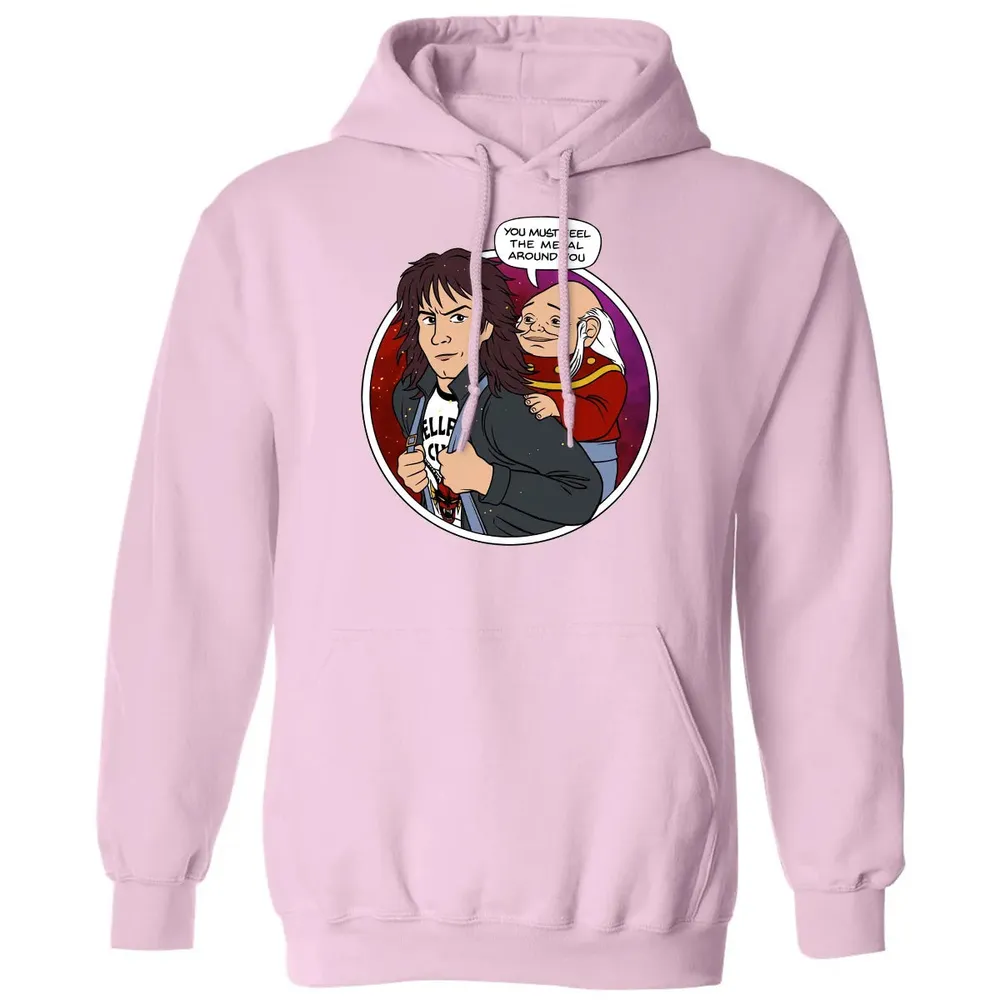 You must feel the metal around you Classic Unisex Hoodie - 3