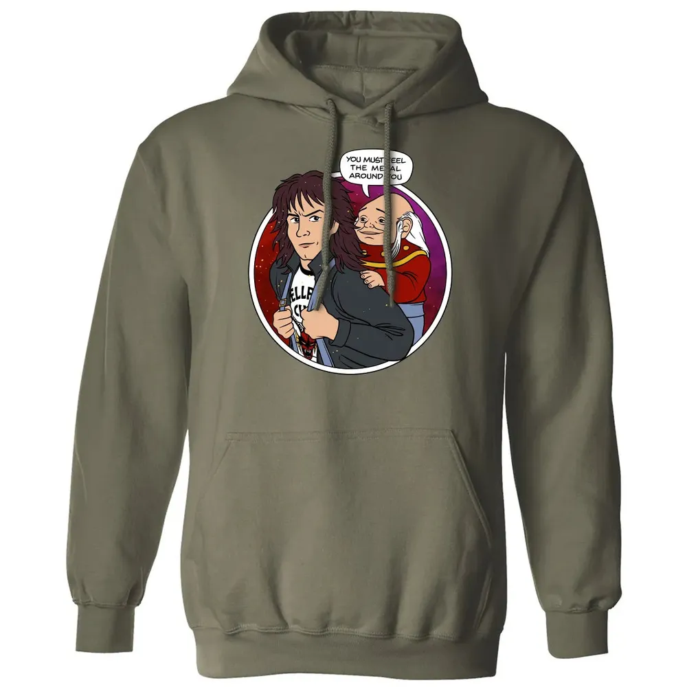 You must feel the metal around you Classic Unisex Hoodie - 4