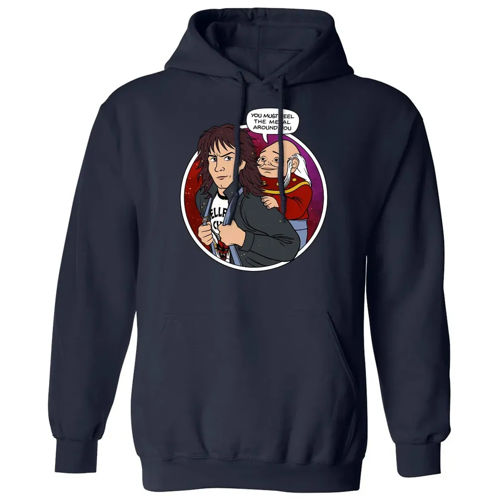You must feel the metal around you Classic Unisex Hoodie - 2