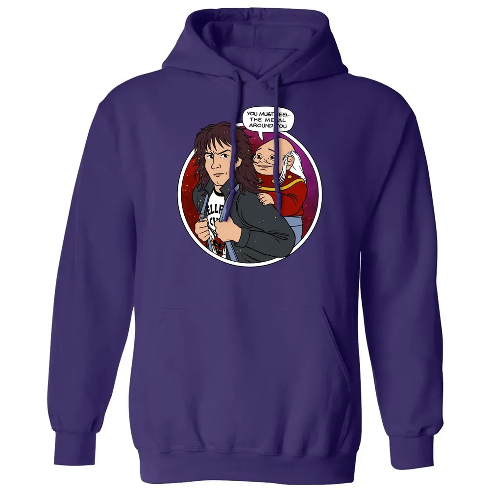 You must feel the metal around you Classic Unisex Hoodie - 6