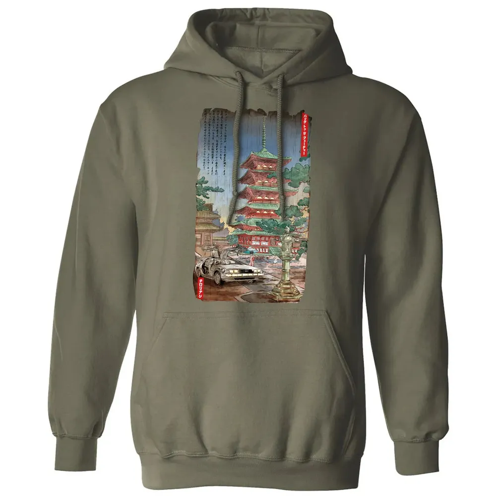 Time Machine In Japan Classic Unisex Hoodie - 4