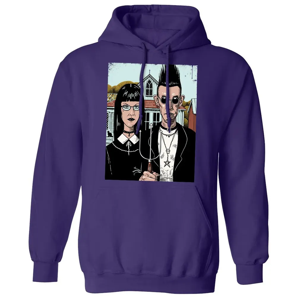 American Goth Classic Unisex Hoodie - 6