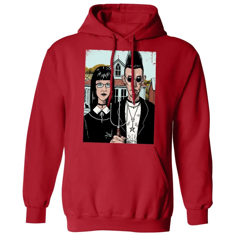 American Goth Classic Unisex Hoodie - 5