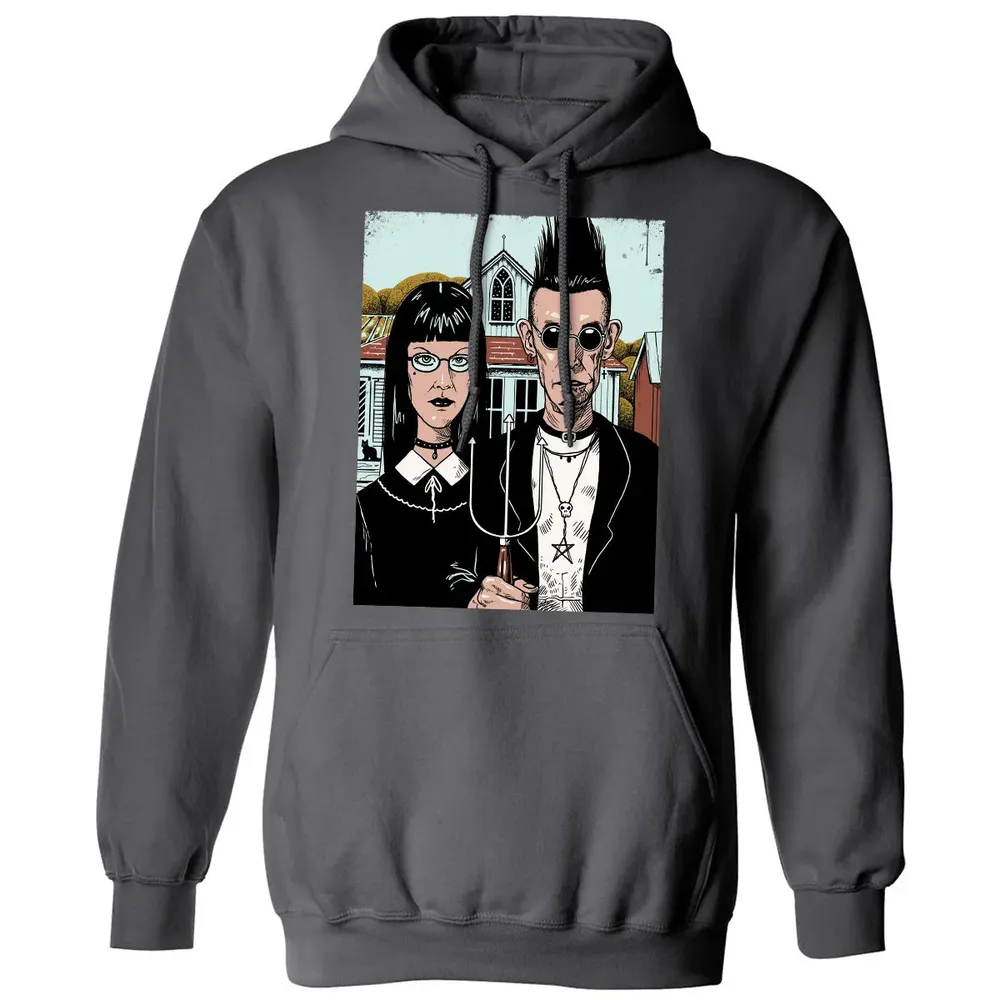 American Goth Classic Unisex Hoodie - 7