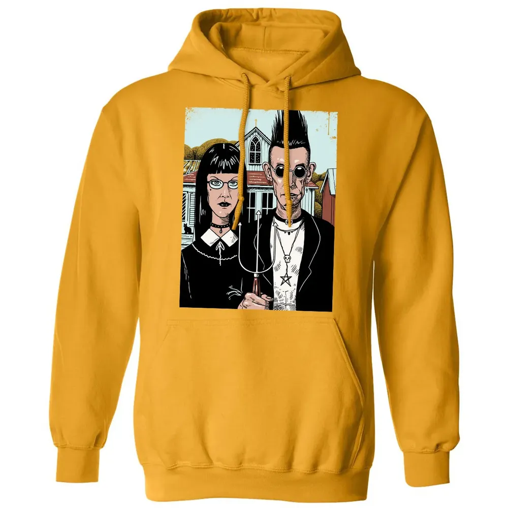 American Goth Classic Unisex Hoodie - 12