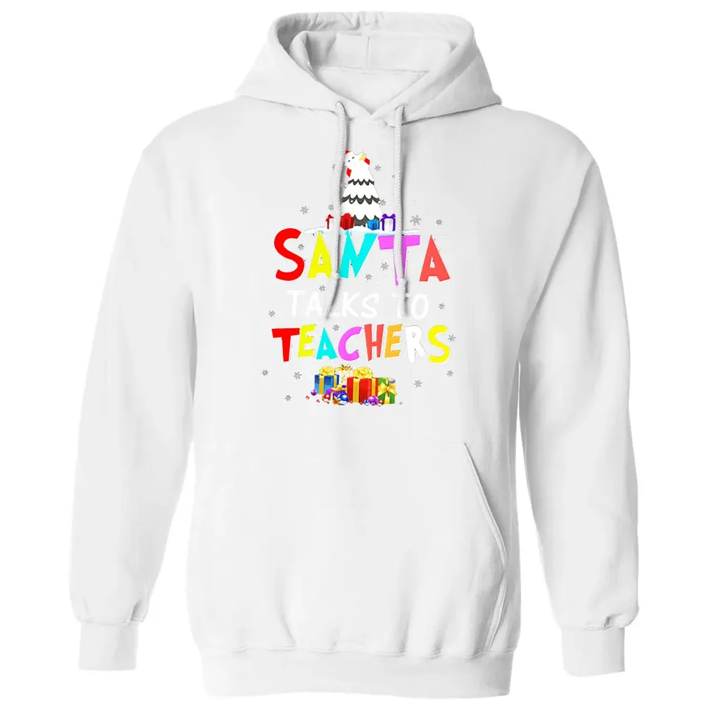 Santa talks to teachers Classic Unisex Hoodie - 11