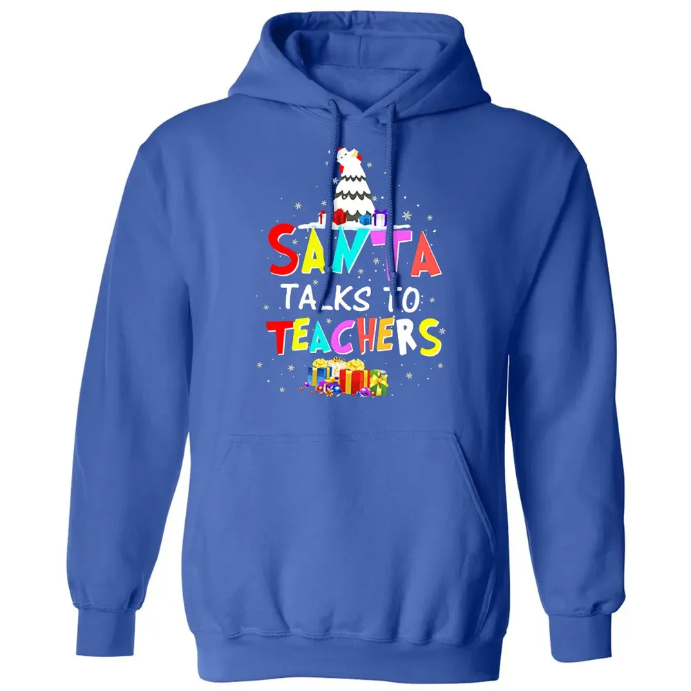 Santa talks to teachers Classic Unisex Hoodie - 9