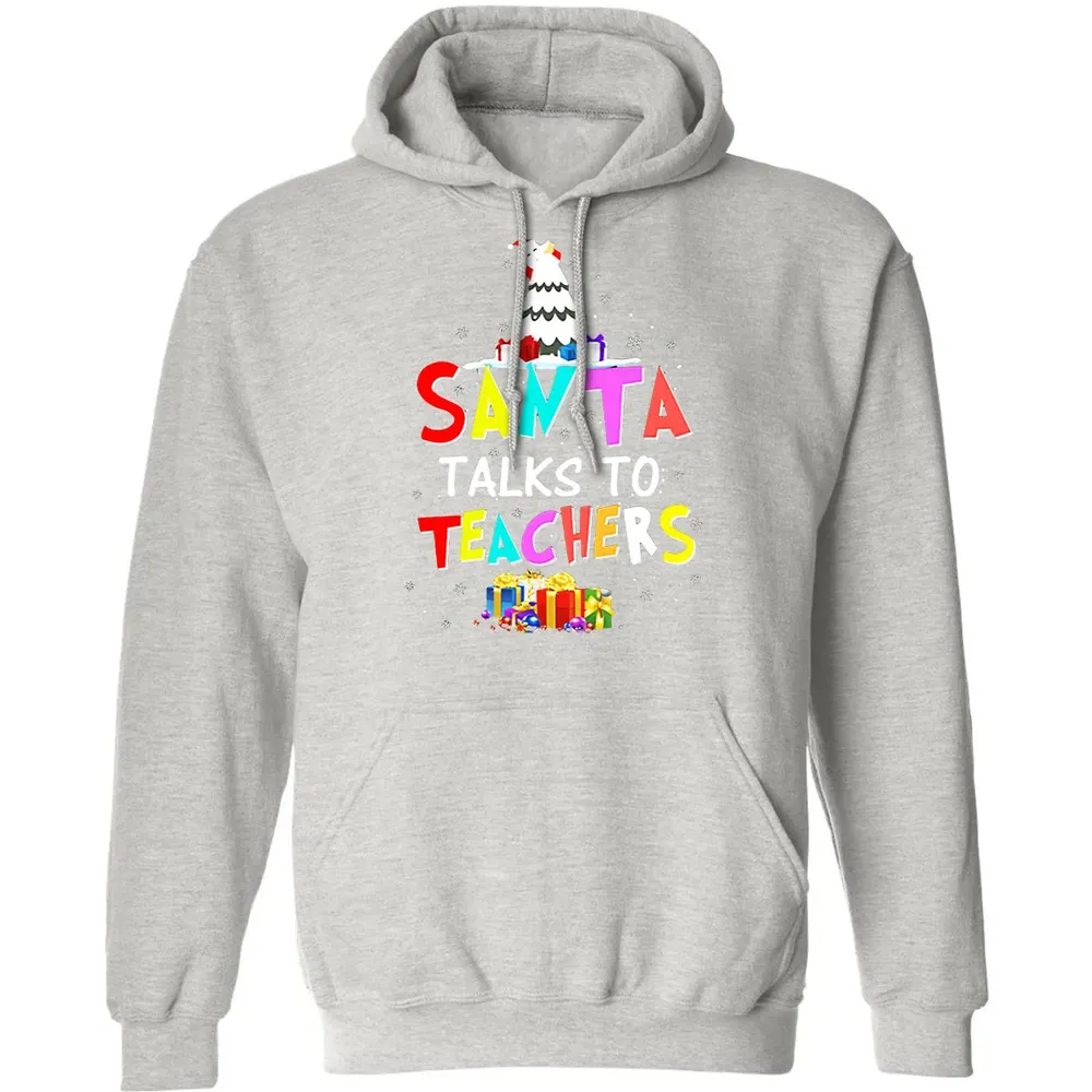Santa talks to teachers Classic Unisex Hoodie - 8