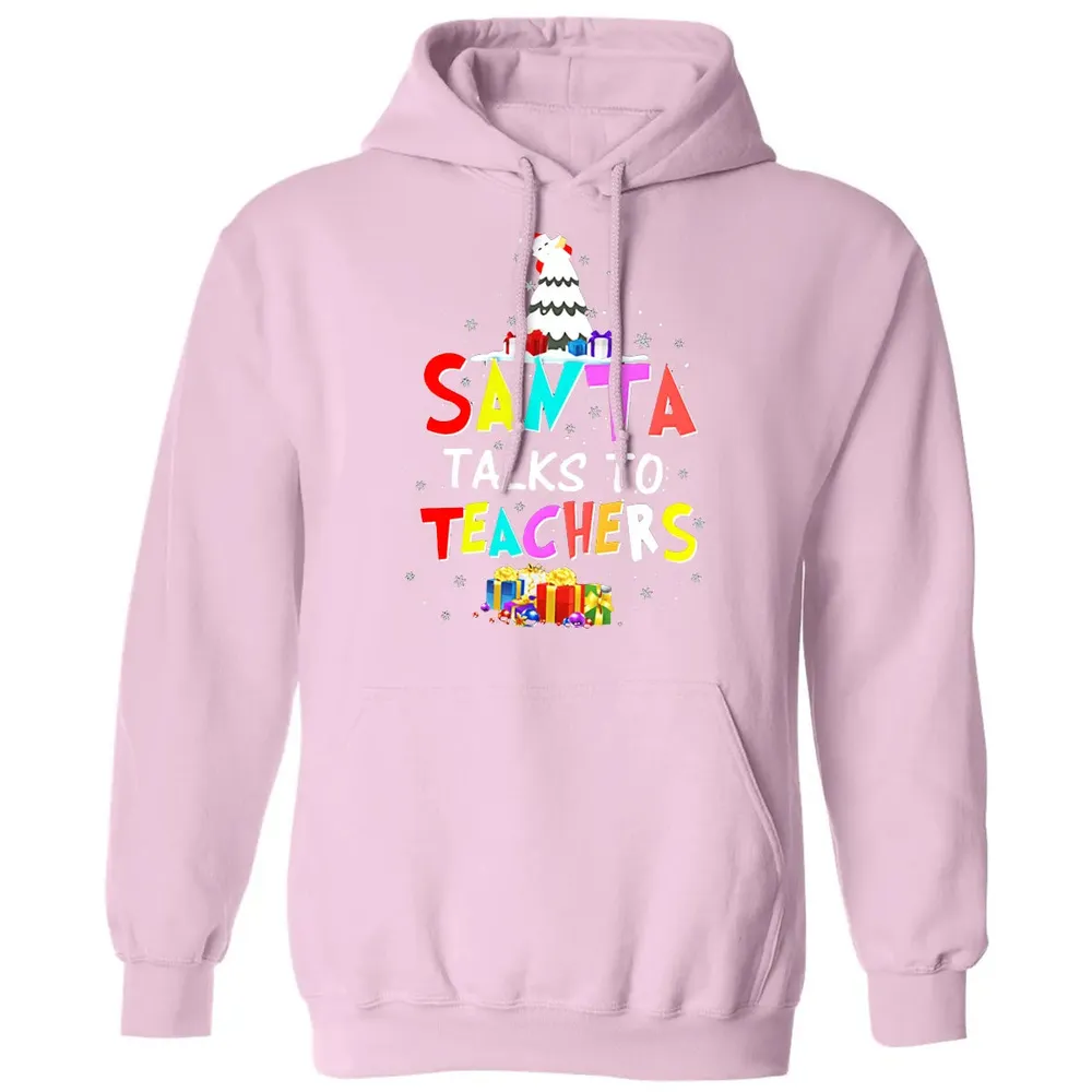 Santa talks to teachers Classic Unisex Hoodie - 3