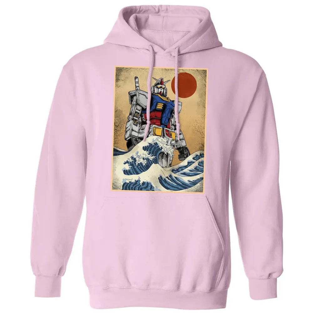 Wave Off Gundam Classic Unisex Hoodie - 3
