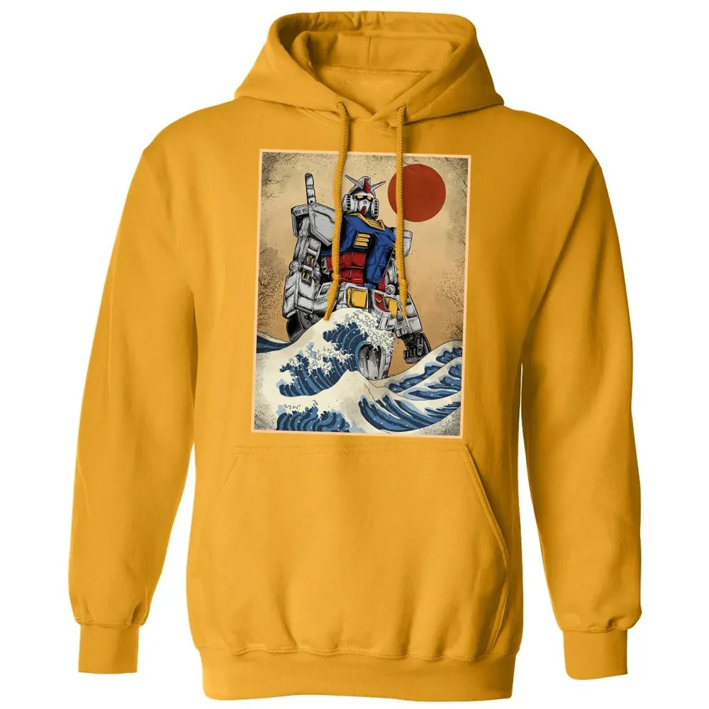 Wave Off Gundam Classic Unisex Hoodie - 12