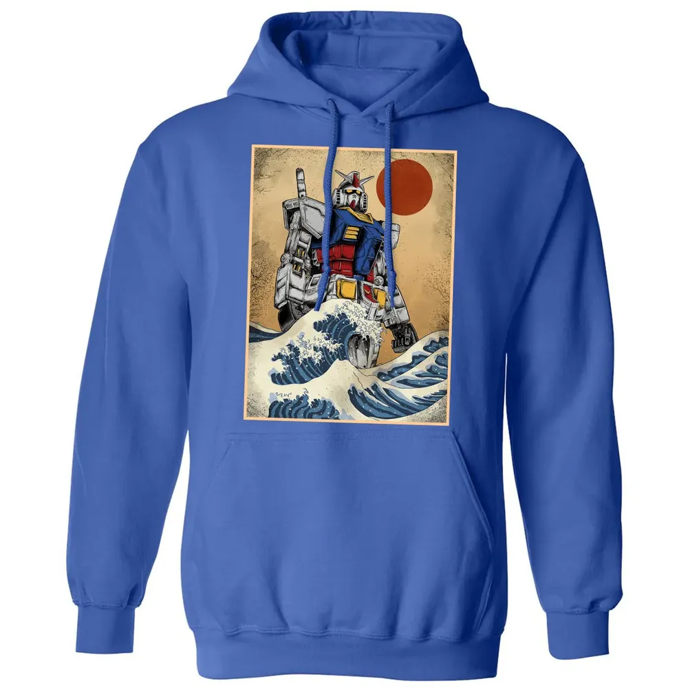 Wave Off Gundam Classic Unisex Hoodie - 9