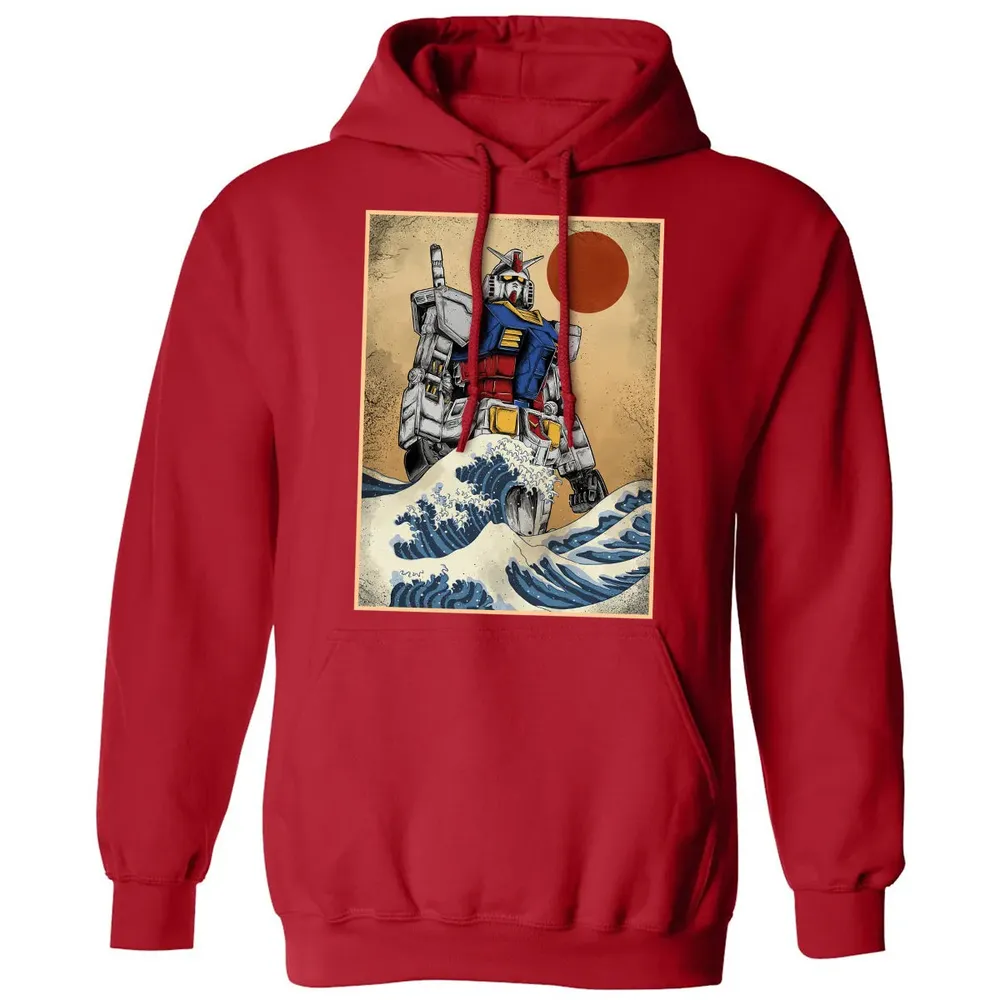 Wave Off Gundam Classic Unisex Hoodie - 5