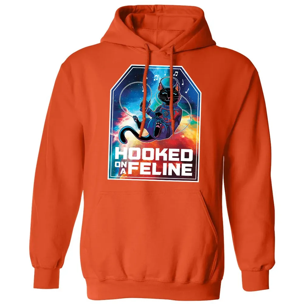 Hooked On A Feline Classic Unisex Hoodie - 10