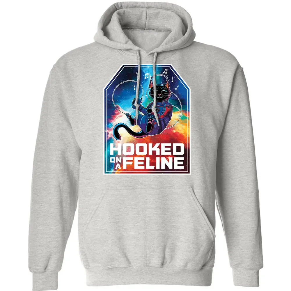 Hooked On A Feline Classic Unisex Hoodie - 8