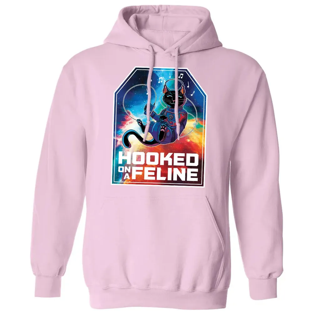 Hooked On A Feline Classic Unisex Hoodie - 3