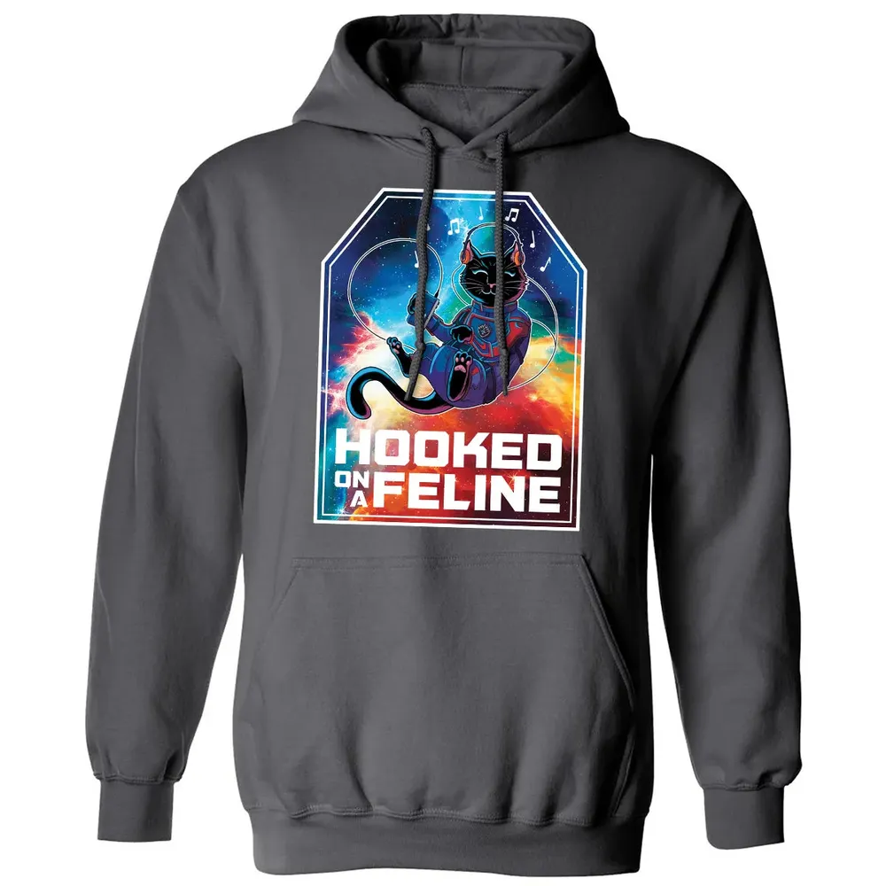 Hooked On A Feline Classic Unisex Hoodie - 7