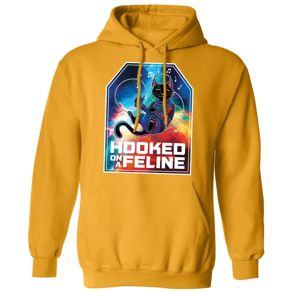 Hooked On A Feline Classic Unisex Hoodie - 12