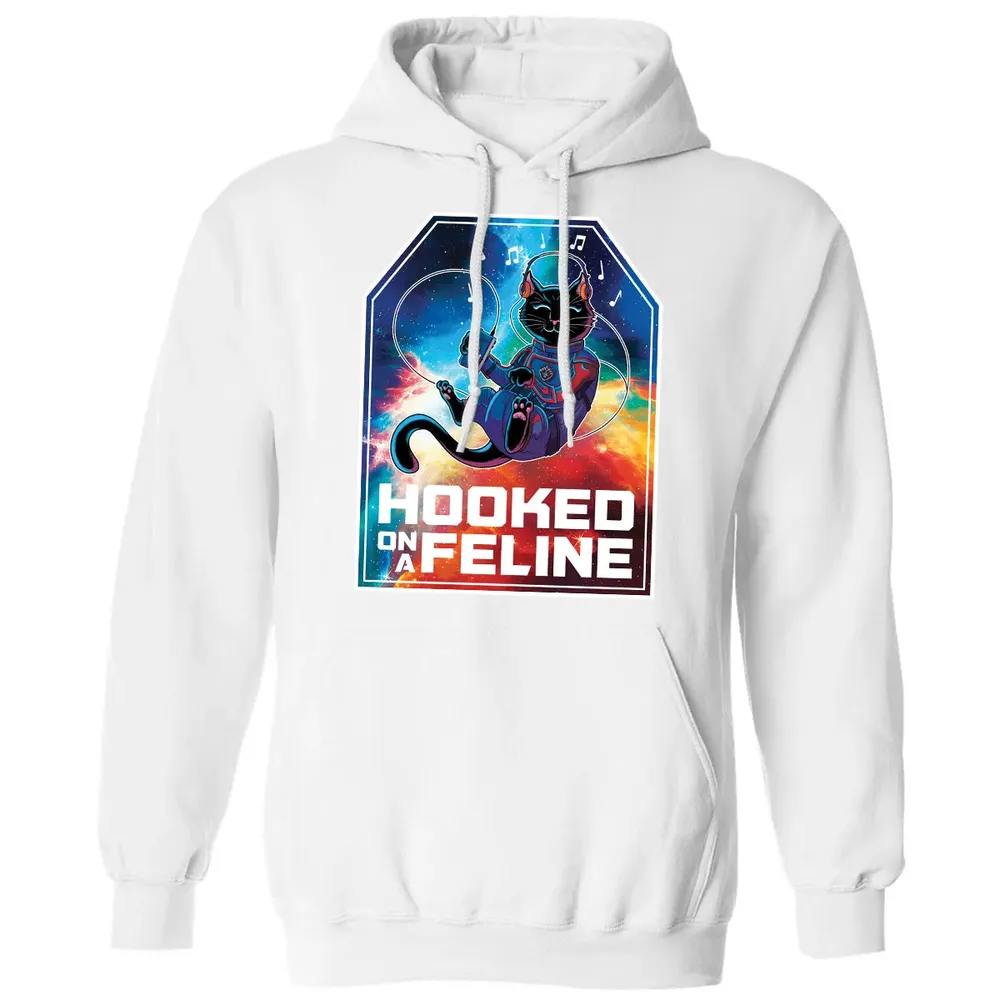 Hooked On A Feline Classic Unisex Hoodie - 11