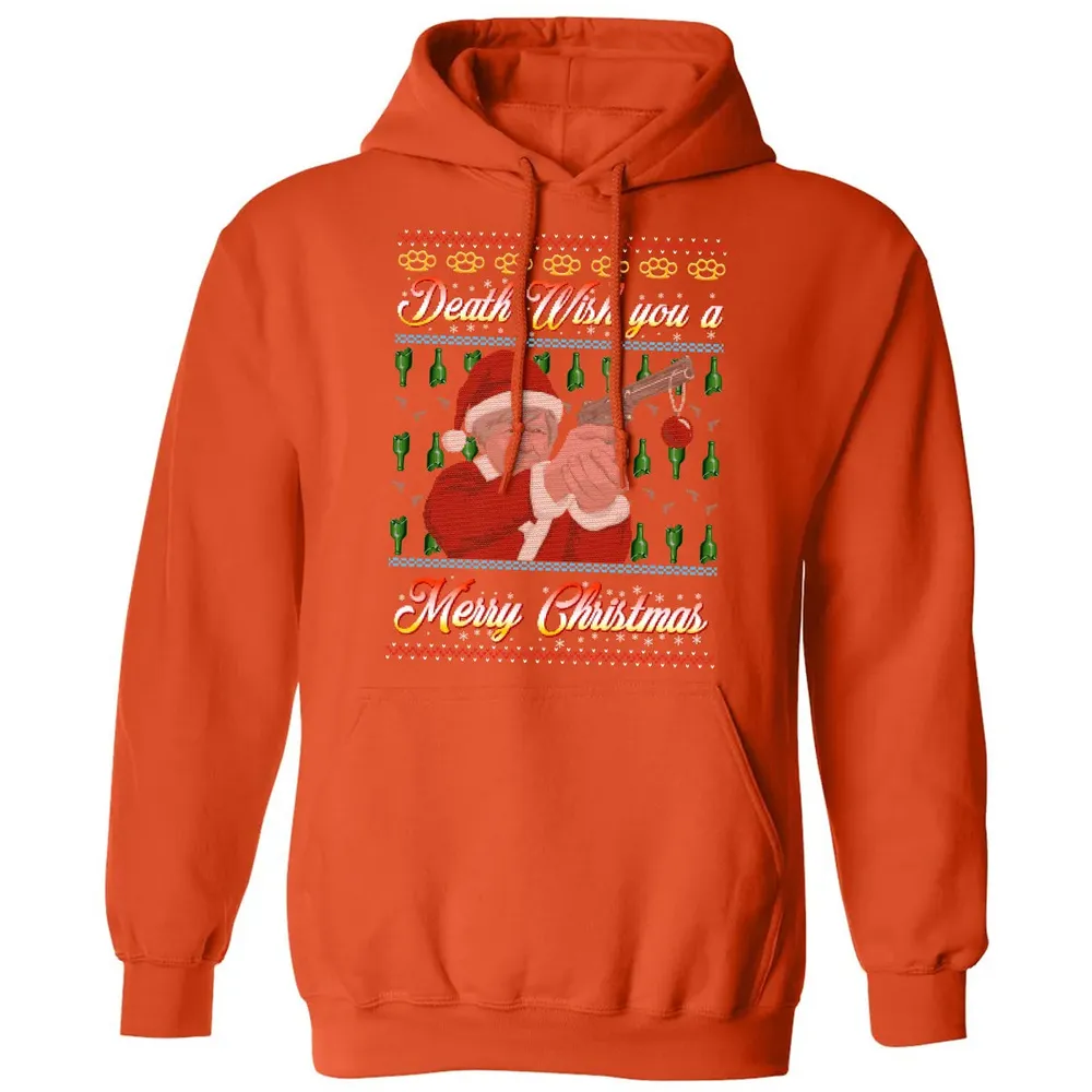 Death wish you a Merry Christmas Classic Unisex Hoodie - 10