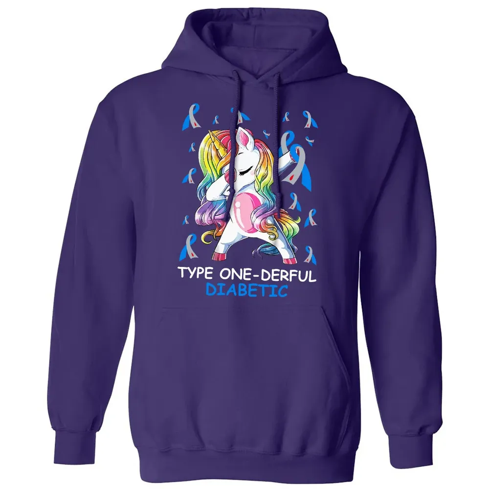 Type One-Derful Diabetic Classic Unisex Hoodie - 6
