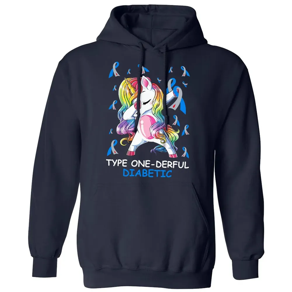 Type One-Derful Diabetic Classic Unisex Hoodie - 2